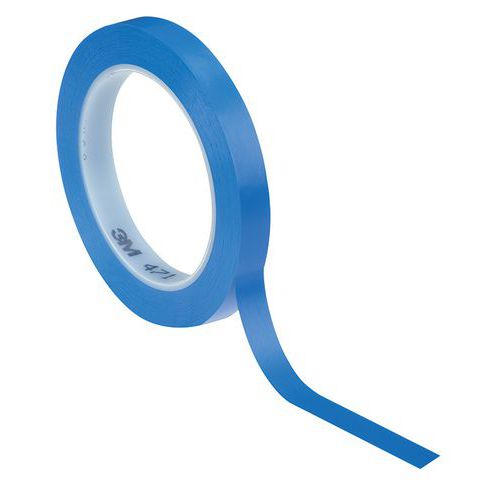 Cinta adhesiva de vinilo 471 azul 33 m - 3M