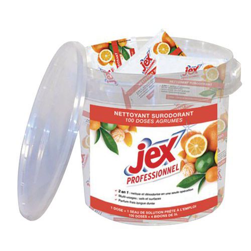 Limpiador perfumado potente Cítricos Jex Pro - 100 dosis x 20 ml