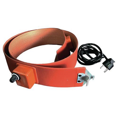 Cinturón calentador flexible para barril 25 a 200 L – Potencia de 300 a 1000W