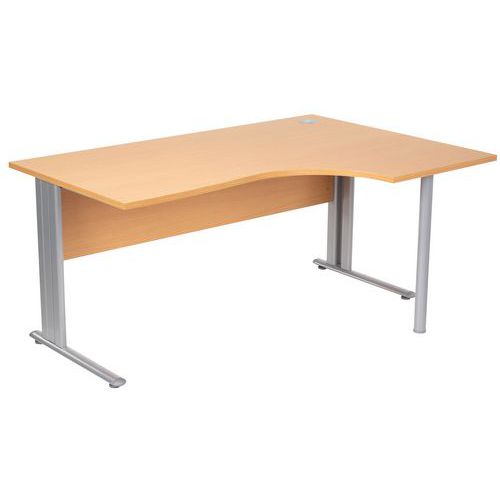 Mesa de oficina compacta - Haya - Manutan Expert