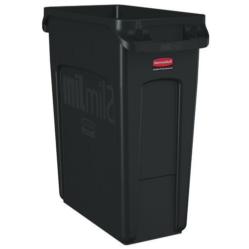 Cubo de basura de clasificación Slim Jim con conductos de ventilación 60 y 87 L - Rubbermaid