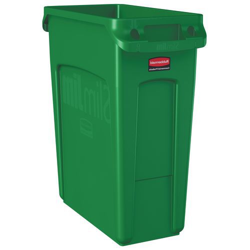 Cubo de basura de clasificación Slim Jim con conductos de ventilación 60 y 87 L - Rubbermaid