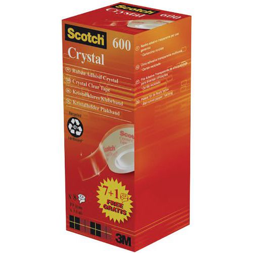 Cinta adhesiva transparente Crystal Cinta adhesiva transparente Crystal