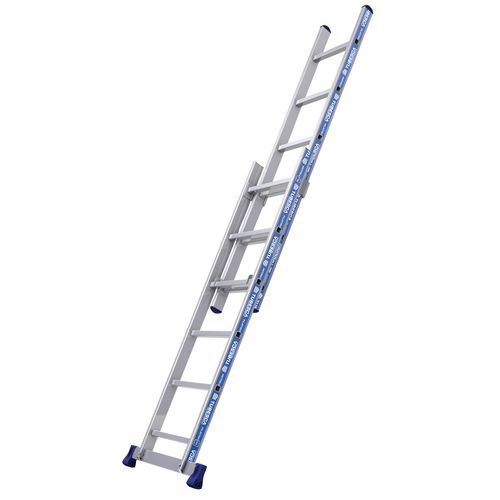 Escalera de mano corredera Platinium Afix - 2 tramos - Tubesca
