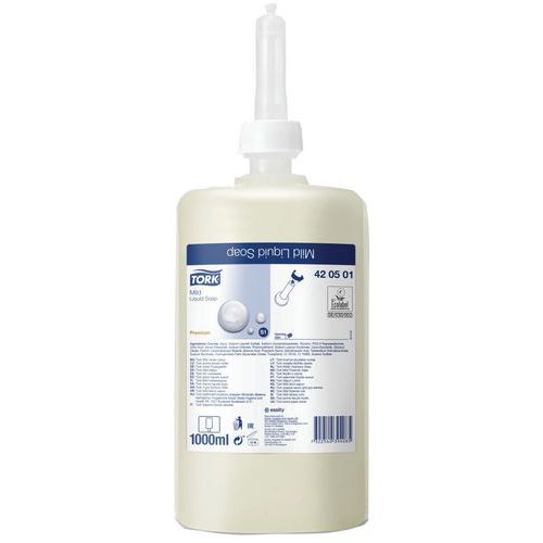 Jabón líquido Tork Premium S1 - 1 L