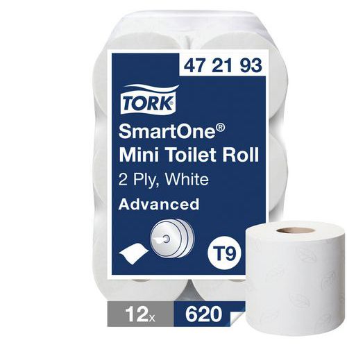 Papel higiénico Tork rollo hoja a hoja SmartOne