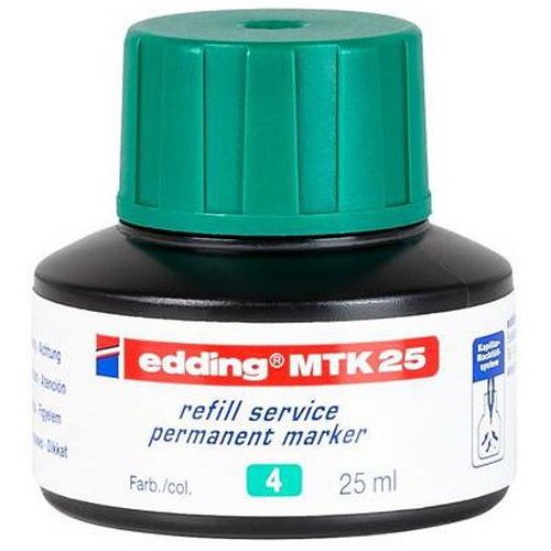 Recarga de tinta para marcador permanente Edding MTK 25