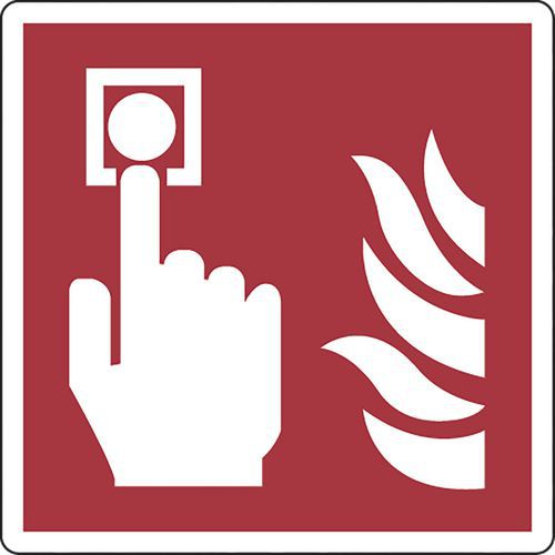 Panel Punto de alarma de incendios - Adhesivo