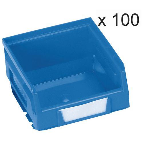 Lote de 100 caja abertura frontal Kangourou - Largo 103 mm - 0,7 L - Manutan Expert