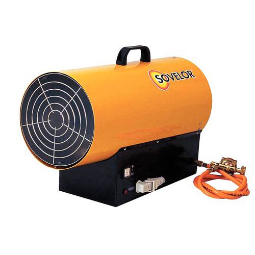 Calefactor de aire impulsado - Gas propano - Portátil - Encendido automático - BLP 33E, BLP 53E y BLP 73E