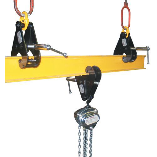 Gancho para perfil en I y en H - Capacidad de 1000 a 5000 kg
