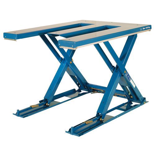 Mesa elevadora ergonómica fija extraplana MX-10 - Capacidad 1000 kg