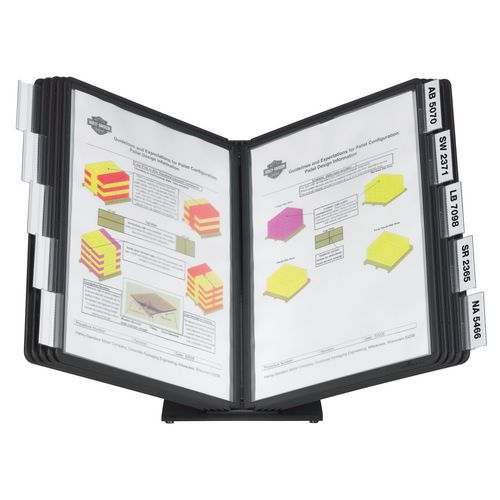 Soporte para escritorio Vario - 10 fundas surtidas A4 Soporte para escritorio Vario - 10 fundas surtidas A4