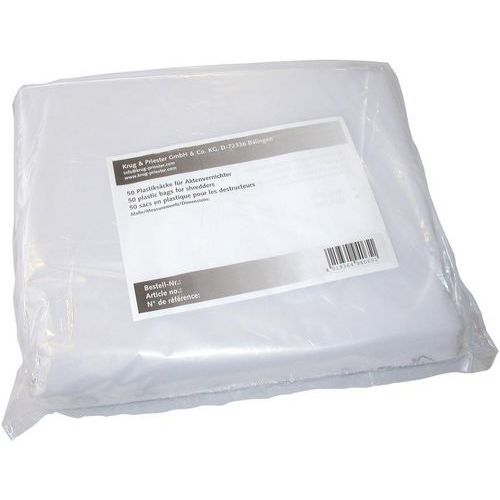 Bolsas de plástico de 200 L para destructor de documentos - Ideal Bolsas de plástico de 200 L para destructor de documentos - Ideal
