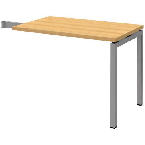 Ala para mesa Open - Haya/aluminio