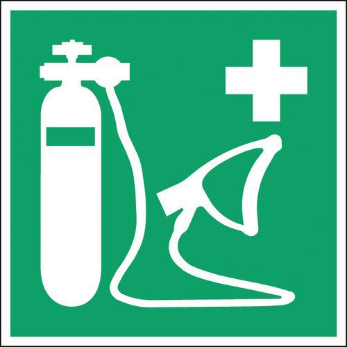 Panel de emergencia - Kit de oxígeno médico - Rígido