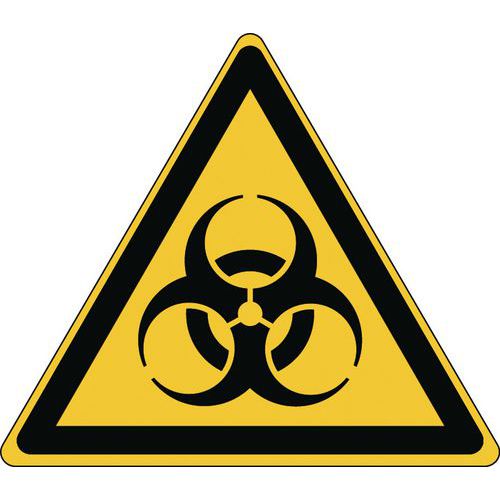 Señal de advertencia - Riesgo biológico - Rígida Señal de advertencia - Riesgo biológico - Rígida