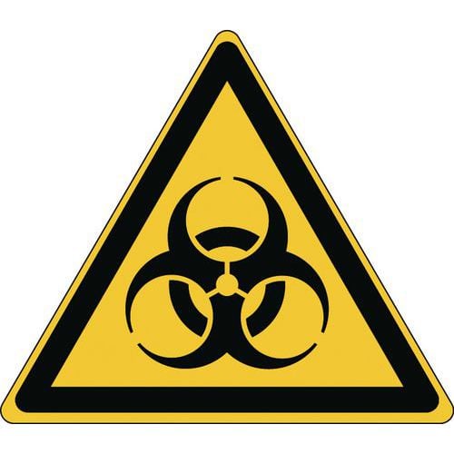 Señal de advertencia - Riesgo biológico - Rígida