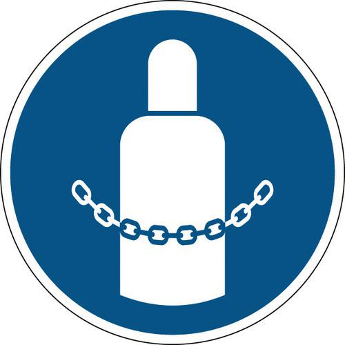 Panel de obligación - Asegurar botellas de gas - Rígido