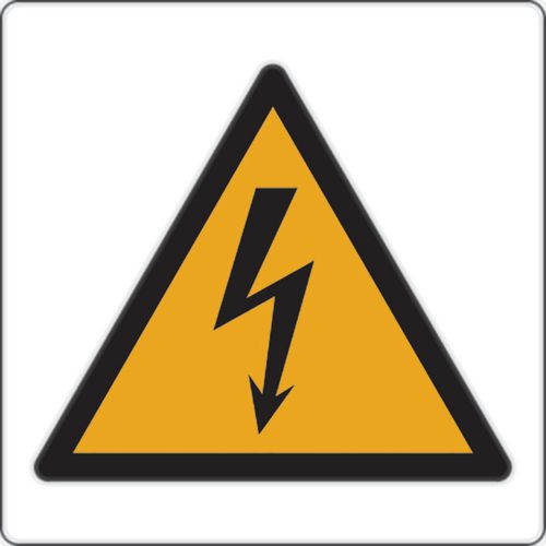 Panel de peligro - Peligro eléctrico - Aluminio
