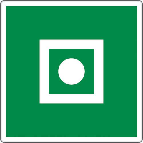 Panel de evacuación - Alarma general a bordo - Aluminio Panel de evacuación - Alarma general a bordo - Aluminio
