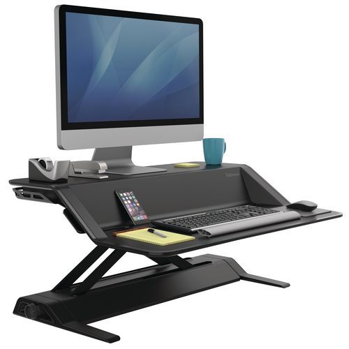 Plataforma de trabajo de pie/sentado ergonómica Lotus™ - Fellowes Plataforma de trabajo de pie/sentado ergonómica Lotus™ - Fellowes