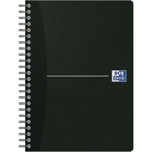 Cuaderno Office Integrale 148x210 180p 90g q5/5 negro - Oxford