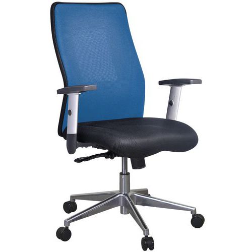 Silla de oficina con respaldo medio Penelope - Tejido - Manutan Expert