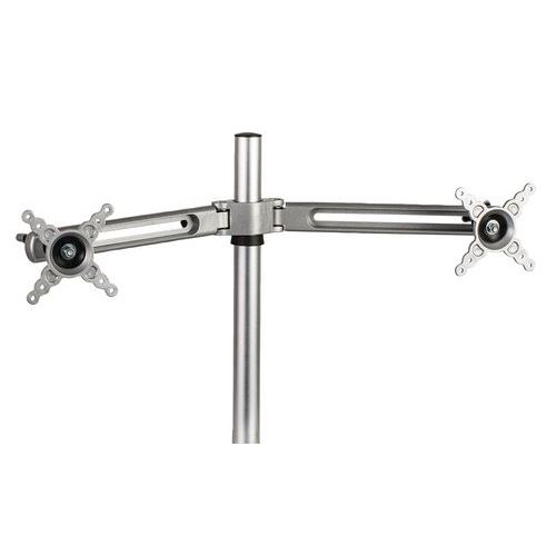 Brazo de soporte de pantalla doble para plataforma de trabajo de pie/sentado Lotus™ - Fellowes Brazo de soporte de pantalla doble para plataforma de trabajo de pie/sentado Lotus™ - Fellowes
