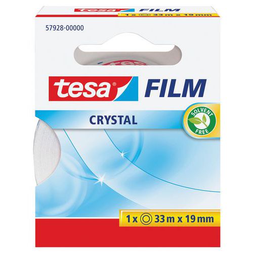 Cinta adhesiva TESA Crystal 33 m x 19 mm