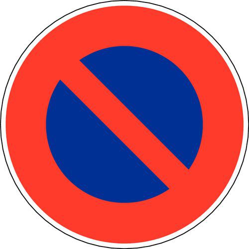 Panel de señalización - B6a1 - Prohibido aparcar