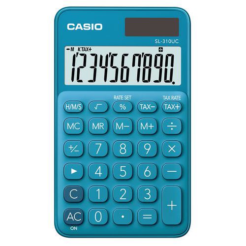 Calculadora de bolsillo - SL-310UC - 10 dígitos - Casio Calculadora de bolsillo - SL-310UC - 10 dígitos - Casio