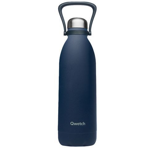 Botella isotérmica de 1,5 L azul Granite - Qwetch Botella isotérmica de 1,5 L azul Granite - Qwetch