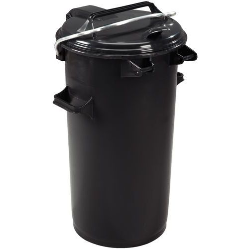 Cubo de basura de plástico - Modelo pequeño - Manutan Expert Cubo de basura de plástico - Modelo pequeño - Manutan Expert
