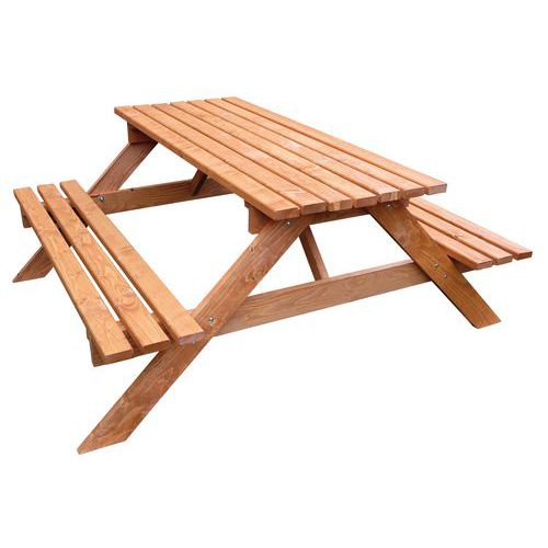Mesas de picnic de madera
