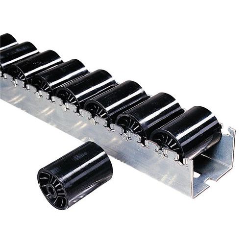 Carril de rodillos de plástico - carga pesada - Longitud 2400 mm - Bito