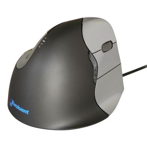 Ratón vertical ergonómico con cable - Evoluent4 Ratón vertical ergonómico con cable - Evoluent4