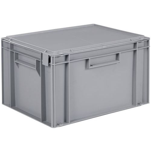 Caja norma Europa con tapa - Longitud 400 mm - De 10 a 30 L