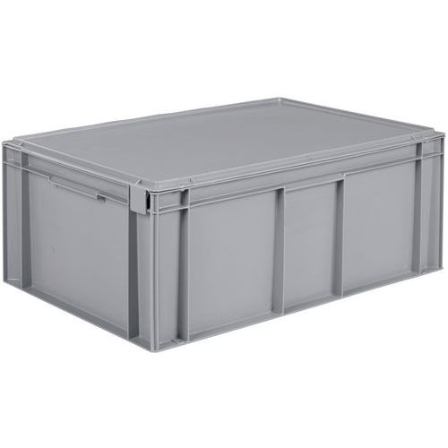 Caja norma Europa con tapa - Longitud 600 mm - De 28 a 75 L