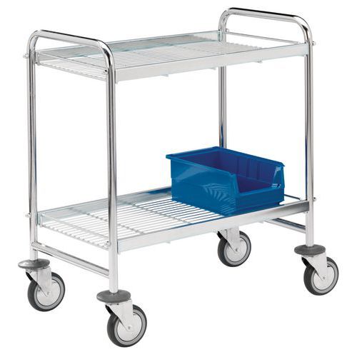 Carro con plataforma de rejilla - Capacidad 150 kg