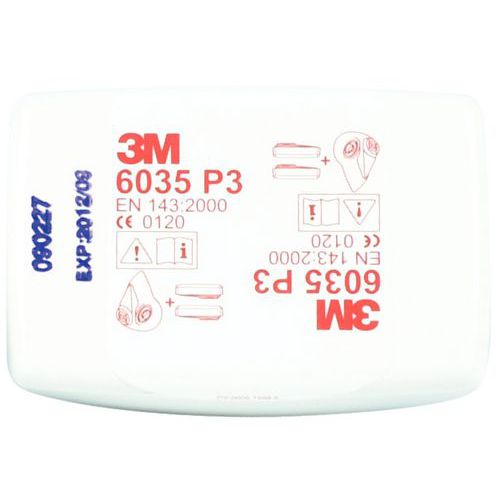 Filtro de máscara respiratoria 6035 P3 - 3M