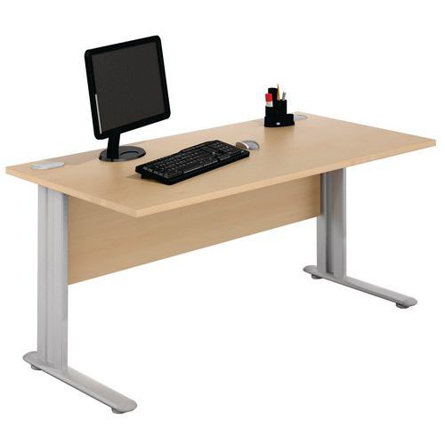 Mesa de oficina rectangular - Haya - Manutan Expert