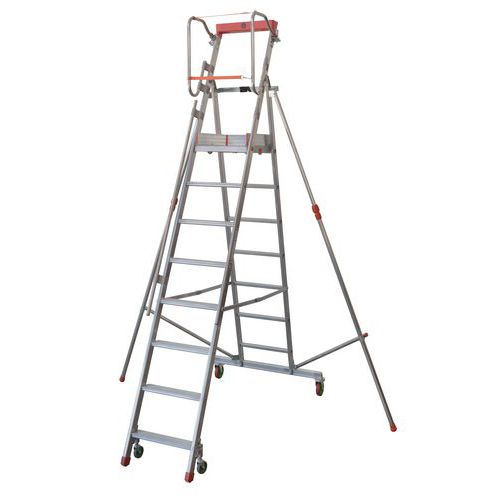 Plataforma para estanterías PIR - De 6 a 9 peldaños - Facal