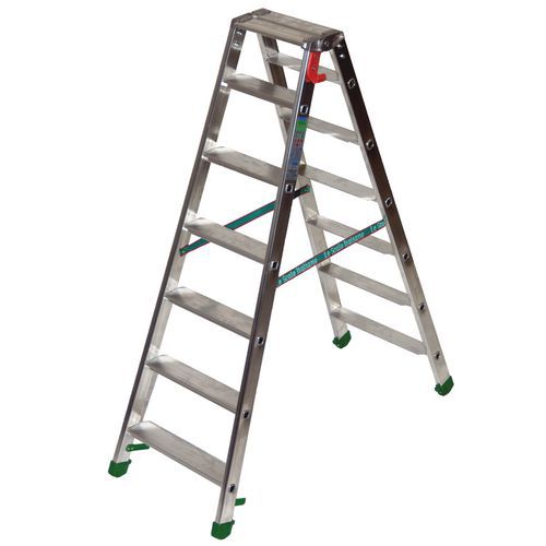 Escabel profesional de doble acceso - 5 a 12 peldaños
