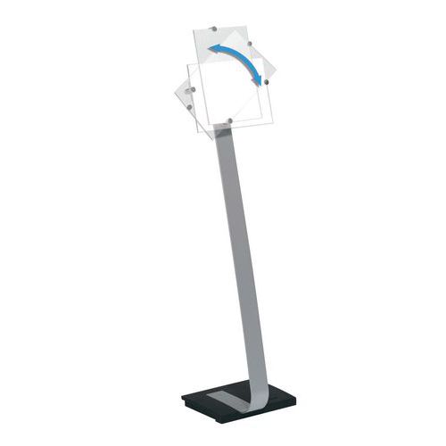 Soporte de información con base Crystal Sign Stand® Soporte de información con base Crystal Sign Stand®