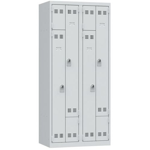 Taquilla para ahorro de espacio en L - 1 a 3 columnas - Ancho 400 mm - Vinco