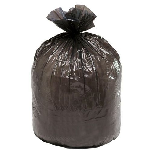 Bolsa de basura tradicional de 130 L - Residuos pesados - Negra - Alfapac