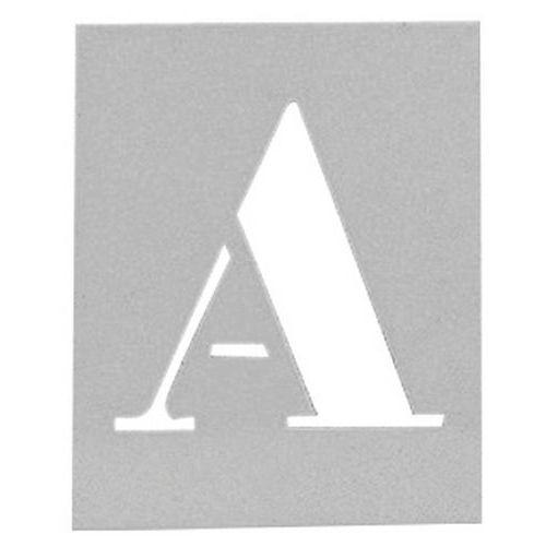 Plantilla de aluminio - Juego de 26 letras alfabéticas