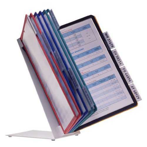 Soporte para escritorio Vario - 10 fundas surtidas A4