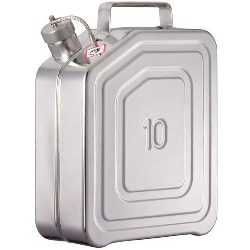 Bidón inoxidable - Capacidad de almacenamiento de 5 a 10 L